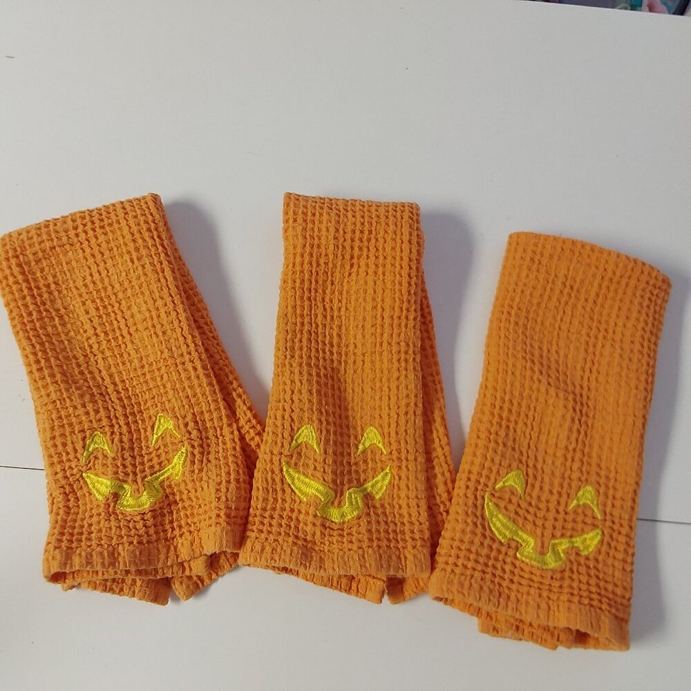 Halloween Hand towels set of 3